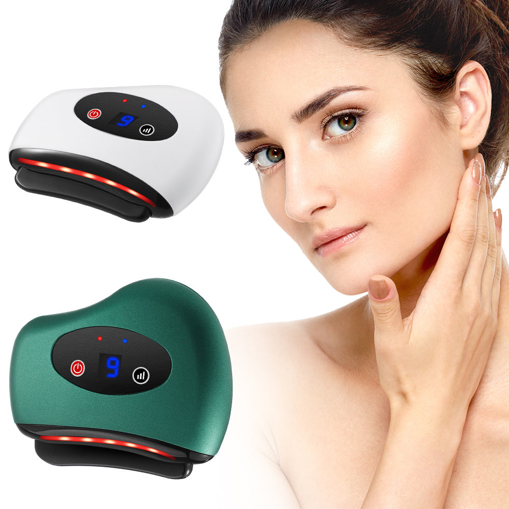 Electric Bianstone Gua Sha Board Tools Hot Compress Heating Vibration Back Facial Massager Meridian Lymphatic Drainage Scraping Heating Vibration Scraping Neck Face Skin Lifting Removal Wrinkle Tool Electric Bianstone Gua Sha Board Tools Hot Compress Heating Vibration Back Facial Massager Meridian Lymphatic Drainage Scraping Heating Vibration Scraping Neck Face Skin Lifting Removal Wrinkle Tool